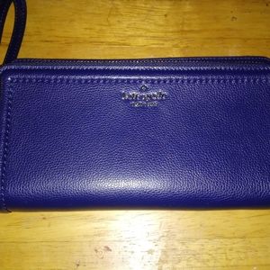 Kate Spade Navy Blue Full Size Wallet